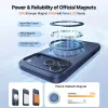 Torras Ostand Pro Back Cover hoesje met MagSafe voor Apple iPhone 17 Pro Max - Donkerblauw 3
