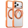 Torras Ostand Pro Back Cover hoesje met MagSafe voor Apple iPhone 17 Pro Max - Oranje 1