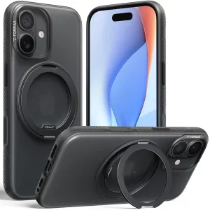 Torras Ostand R Fitness Back Cover hoesje met MagSafe voor Apple iPhone 17 - Zwart