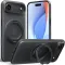 Torras Ostand R Fitness Back Cover hoesje met MagSafe voor Apple iPhone Air - Zwart