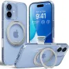 Torras Ostand R Fitness Back Cover hoesje met MagSafe voor Apple iPhone 17 - Transparant 0