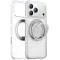 Torras Ostand R Fitness Back Cover hoesje met MagSafe voor Apple iPhone 17 Pro - Transparant