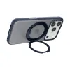 Torras Ostand R Fitness Back Cover hoesje met MagSafe voor Apple iPhone 17 Pro - Donkerblauw 3