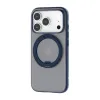 Torras Ostand R Fitness Back Cover hoesje met MagSafe voor Apple iPhone 17 Pro Max - Donkerblauw 2