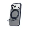 Torras Ostand R Fitness Back Cover hoesje met MagSafe voor Apple iPhone 17 Pro Max - Donkerblauw 5