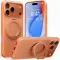 Torras Ostand R Fitness Back Cover hoesje met MagSafe voor Apple iPhone 17 Pro Max - Oranje