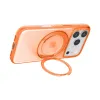 Torras Ostand R Fitness Back Cover hoesje met MagSafe voor Apple iPhone 17 Pro Max - Oranje 5