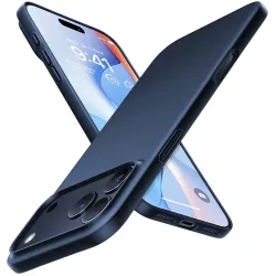 Torras SlimFit Back Cover hoesje met MagSafe voor Apple iPhone 17 Pro Max - Donkerblauw