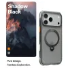 Torras Ostand Spin Air Back Cover hoesje met MagSafe voor Apple iPhone 17 Pro - Shadow Black 2