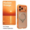 Torras Ostand Spin Air Back Cover hoesje met MagSafe voor Apple iPhone 17 Pro - Horizon Orange 2