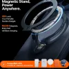 Torras Ostand Spin Air Back Cover hoesje met MagSafe voor Apple iPhone 17 Pro Max - Donkerblauw 3