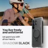 Torras Ostand Spin Air Back Cover hoesje met MagSafe voor Samsung Galaxy S26 Ultra - Shadow Black 1