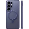 Torras Ostand Spin Back Cover hoesje met MagSafe voor Samsung Galaxy S26 Ultra - Donkerpaars 0