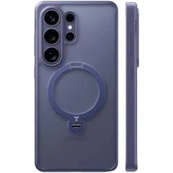Torras Ostand Spin Back Cover hoesje met MagSafe voor Samsung Galaxy S26 Ultra - Donkerpaars
