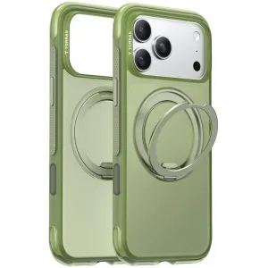Torras Ostand O3 Air Back Cover hoesje met MagSafe voor Apple iPhone 17 Pro Max - Groen