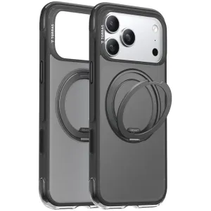 Torras Ostand O3 Air Back Cover hoesje met MagSafe voor Apple iPhone 17 Pro - Zwart