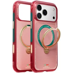 Torras Ostand Q3 Air Back Cover hoesje met MagSafe voor Apple iPhone 17 Pro - Wave of Passion