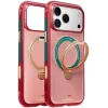 Torras Ostand Q3 Air Back Cover hoesje met MagSafe voor Apple iPhone 17 Pro Max - Wave of Passion 0