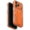 UNIQ Heldro Air MagClick MagSafe Back Cover hoesje voor Apple iPhone 17 Pro Max - Transparant/Oranje 0